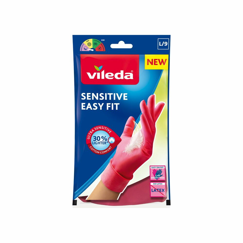 Vileda Handschoenen Sensitive Easy Fit Large1 paar