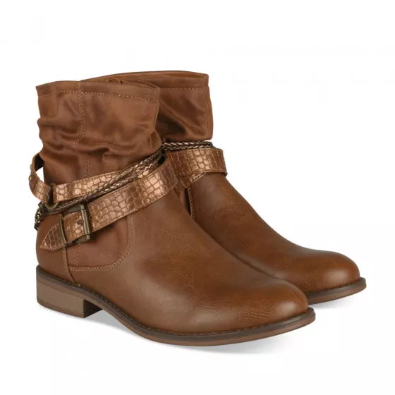 Bottines COGNAC PHILOV