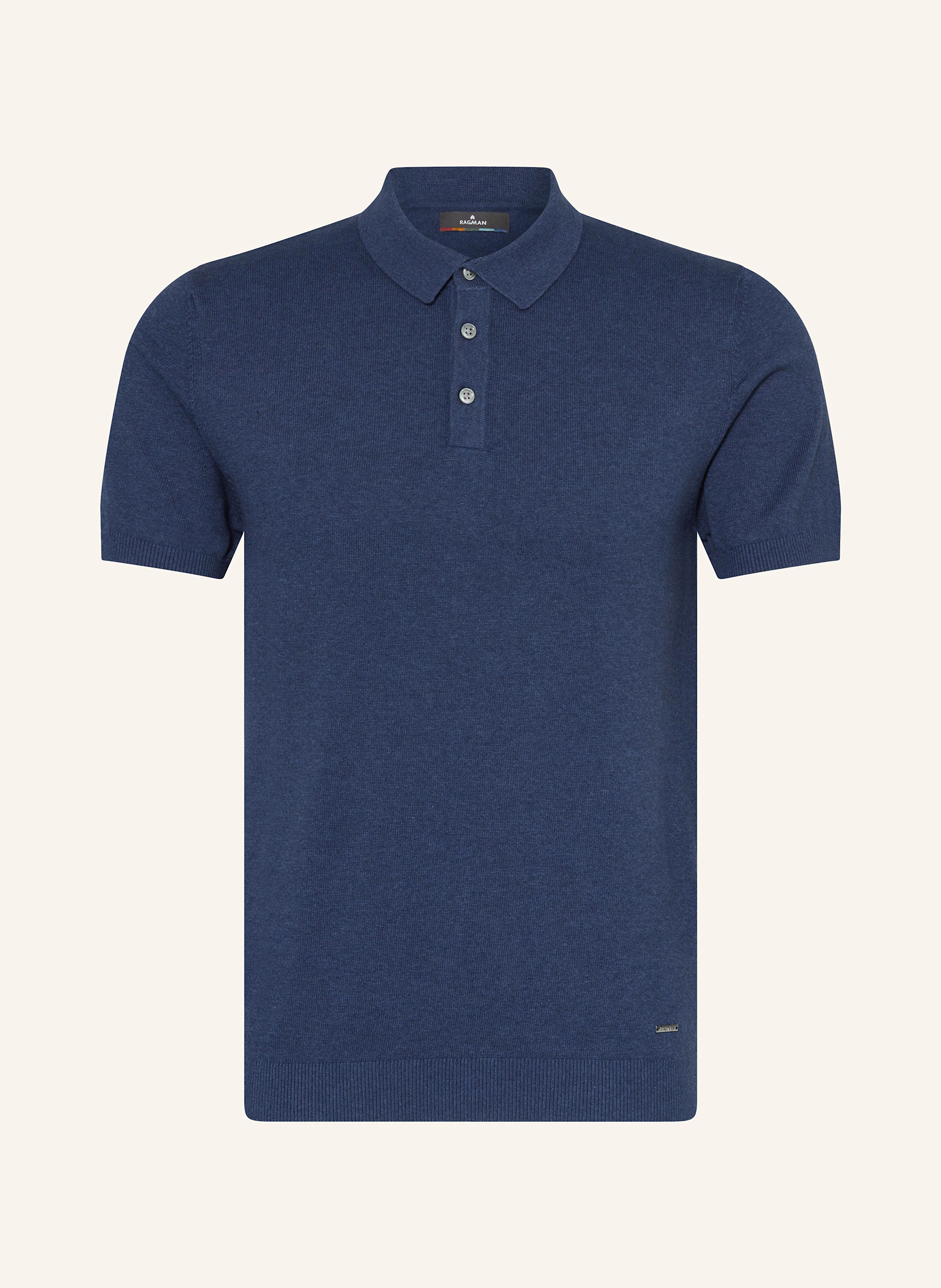 RAGMAN Strick-Poloshirt