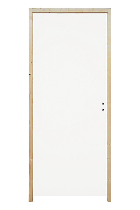 Bloc-porte Coupe feu prépeint H.204 x l.93 cm, poussant gauche