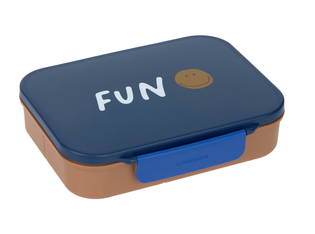 Lassig Lassig Bento lunchbox Little gang Smile Navy