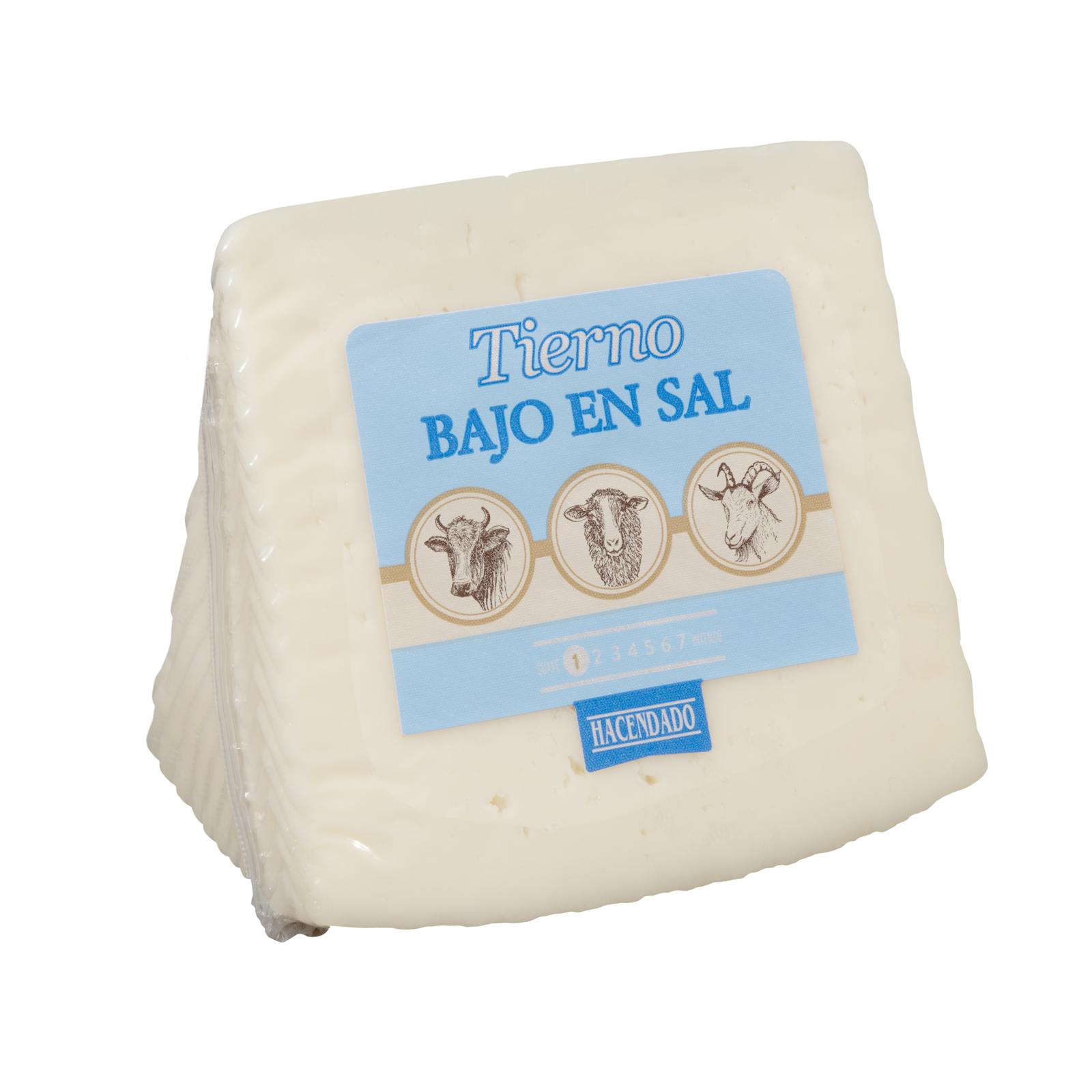 Fromage à pâte molle mélangé à faible teneur en sel Hacendado