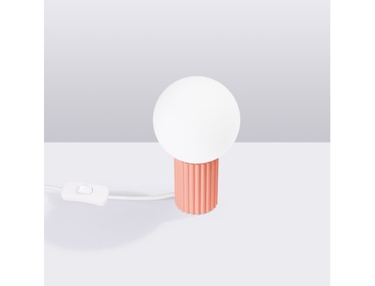 SOLLUX LIGHTING - Lampe à poser halo peach