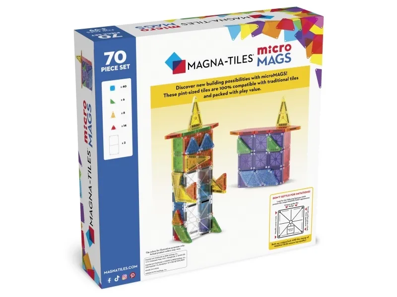 Magna-Tiles microMAGS 70 pcs