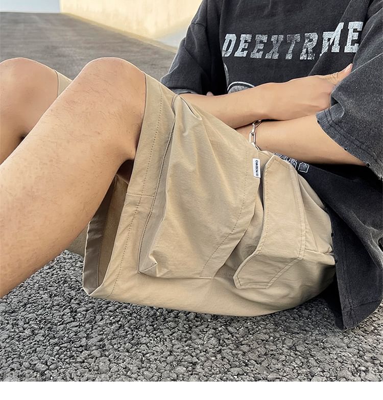 Leyangidy - Lage Cargo Shorts met Trekkoord