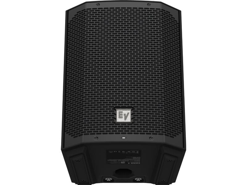 Electro-Voice Lautsprecher Everse 8 – Schwarz Akkubetriebener PA-Lautsprecher mit Bluetooth-Konnektivität