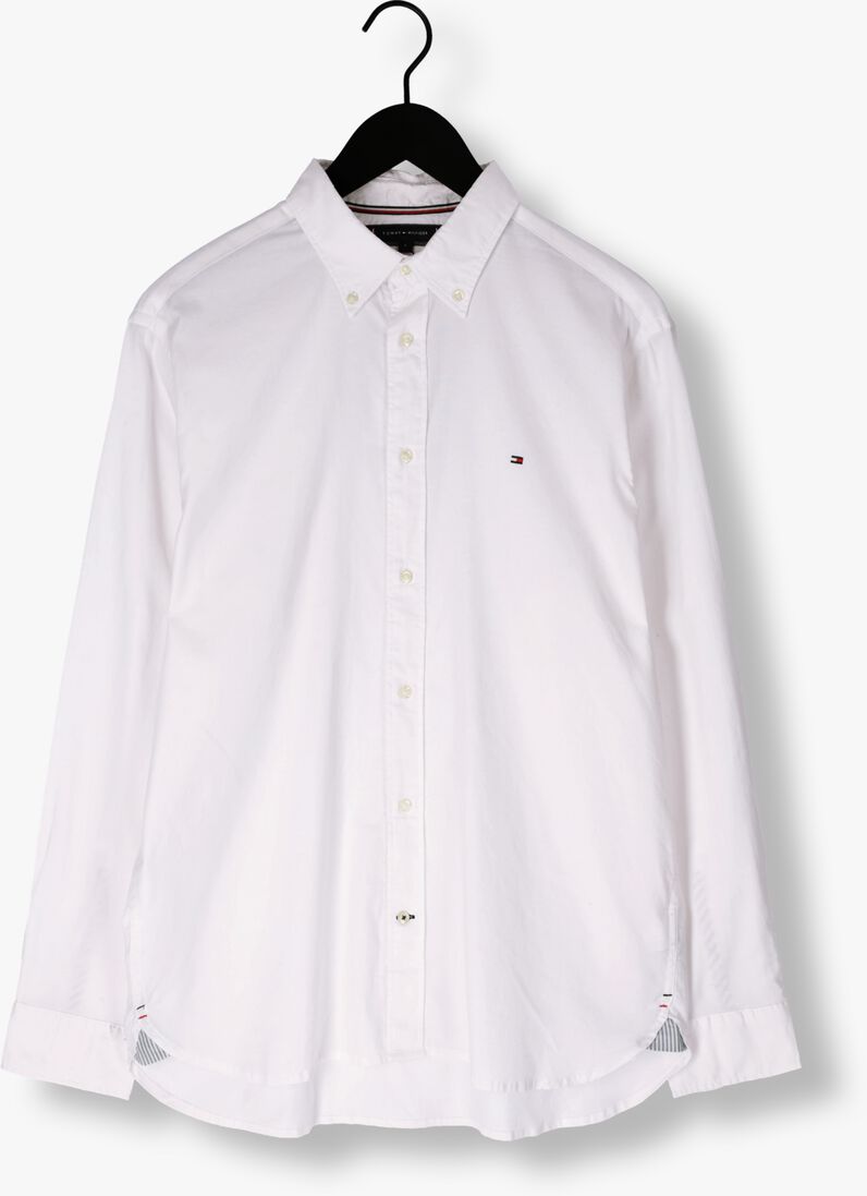 TOMMY HILFIGER witte tommy hilfiger casual overhemd core 1985 flex oxford rf shirt