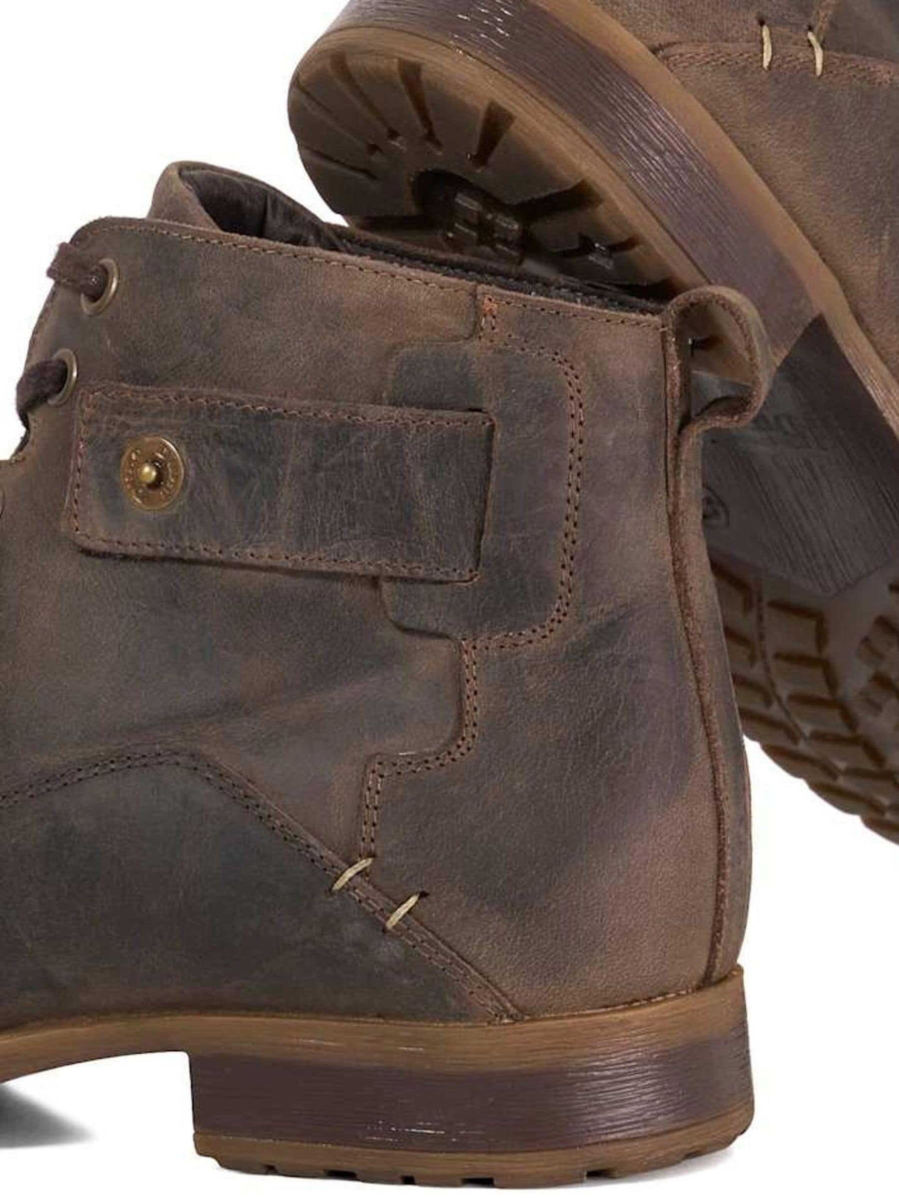 Dune London Simon veterlaarzen met naaddetail