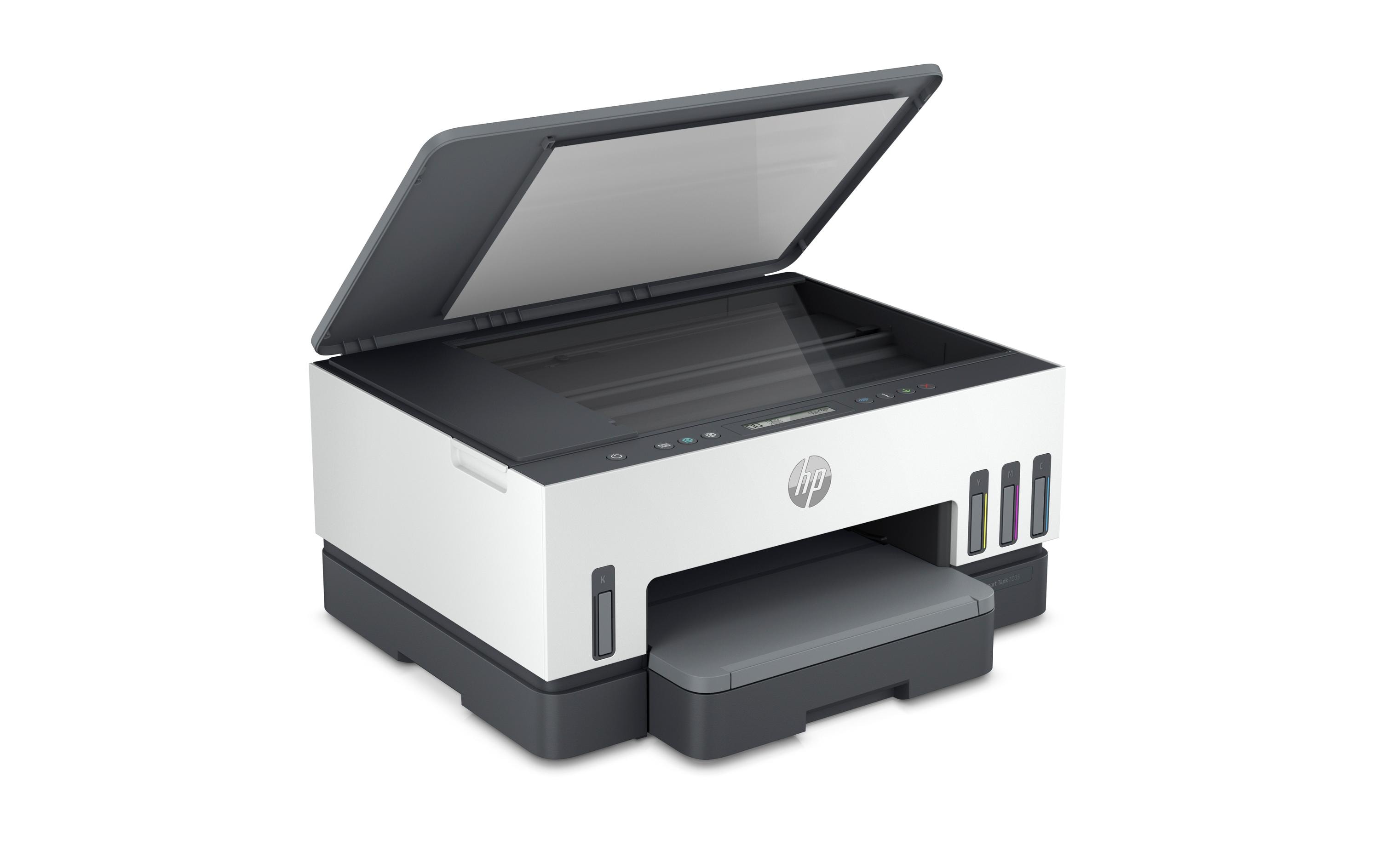 Multifunktionsdrucker Smart Tank Plus 7005 All-in-One<br>3-in-1-Drucker mit USB, WLAN und Bluetooth-Konnektivität sowie intelligentem Farbtank-System