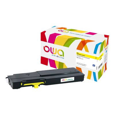 Cartouche laser compatible Dell 593-BBBR - jaune - Owa K16079OW