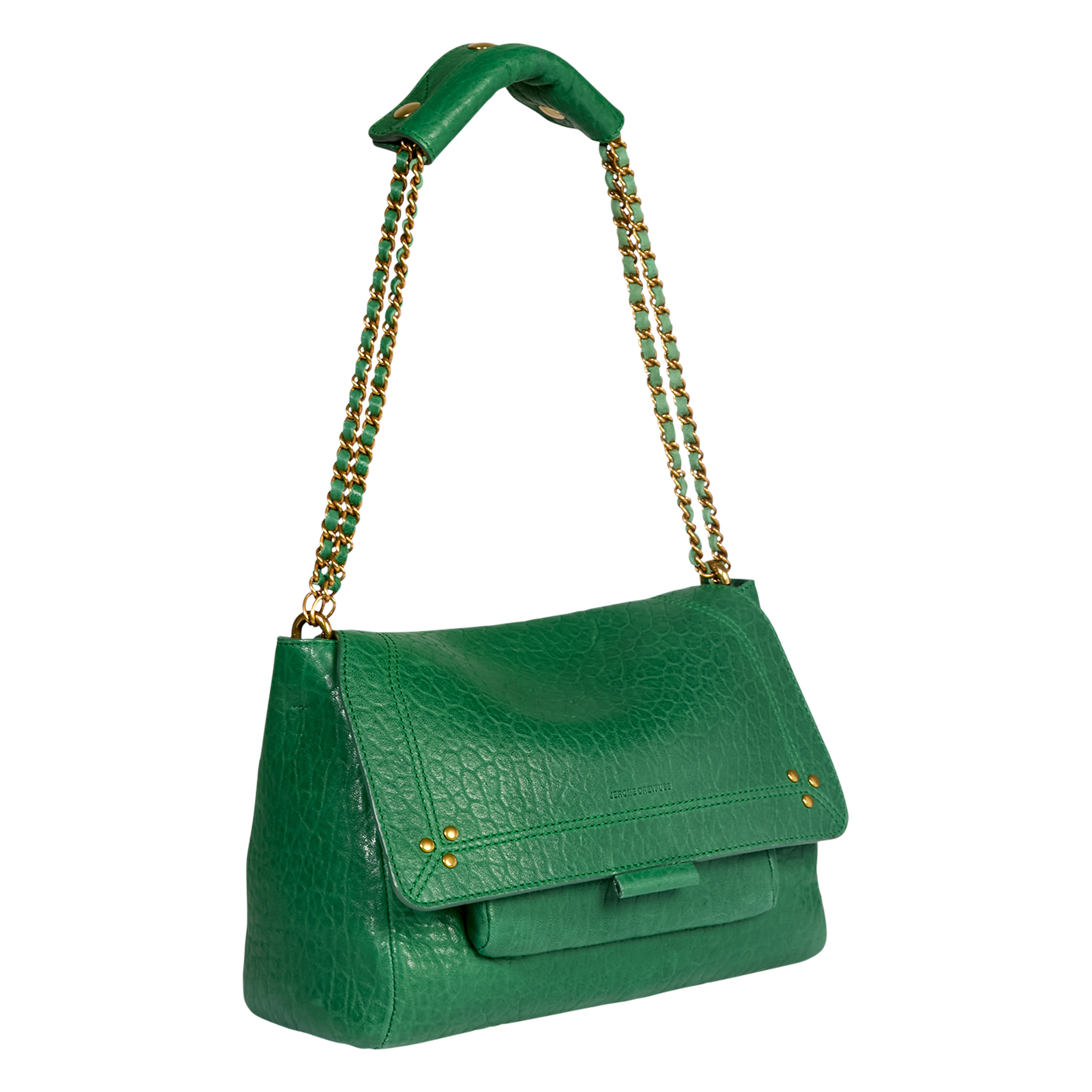 LULU M - Sac besace en cuir | Vert