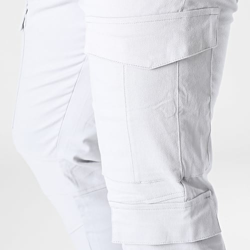 Pantalon Cargo Gris Chiné