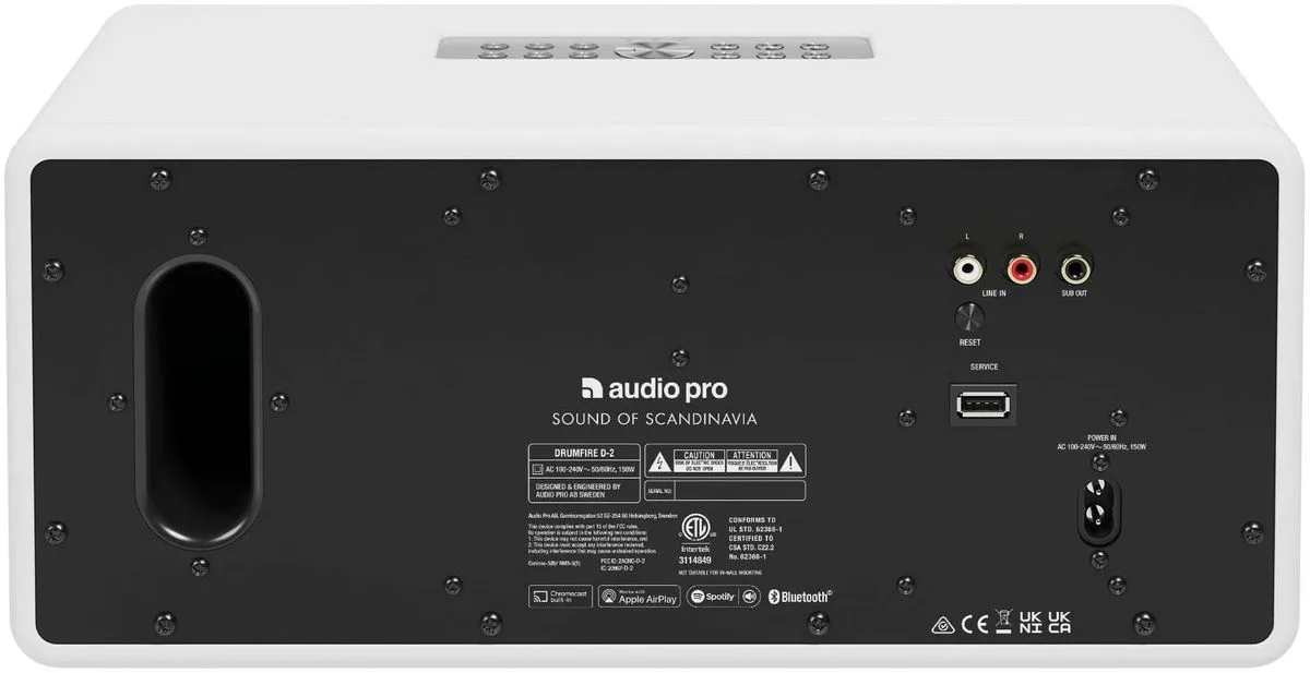 Audio Pro D2 Blanc Enceintes connectées