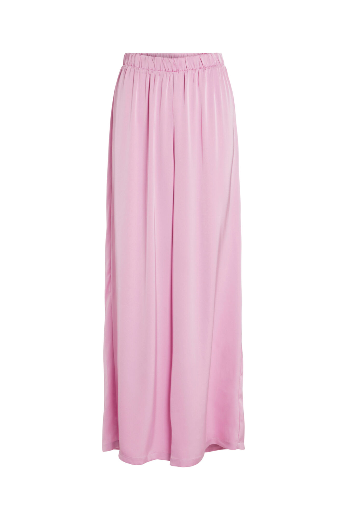 Calça de cetim Total Look Vila - Rosa