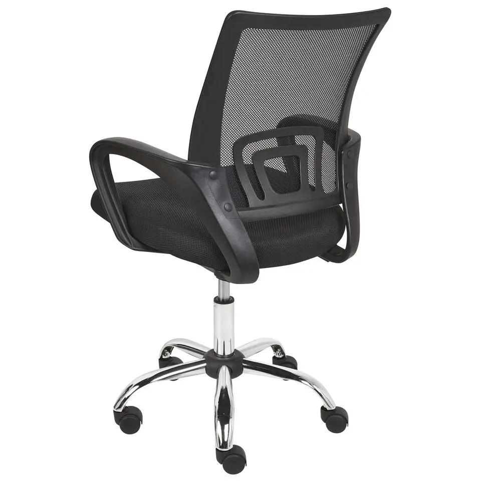 SOLID - Bureaustoel - Zwart - Polyester