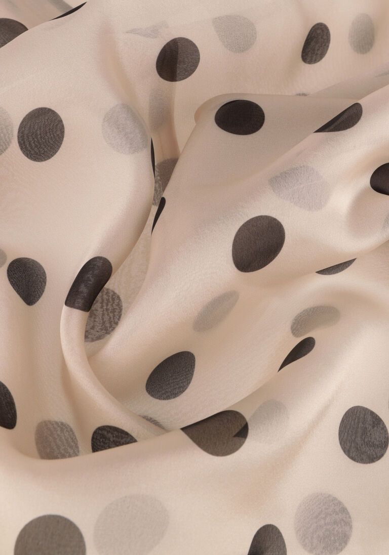 CO\\'COUTURE beige co'couture blouse drewcc dot tie blouse
