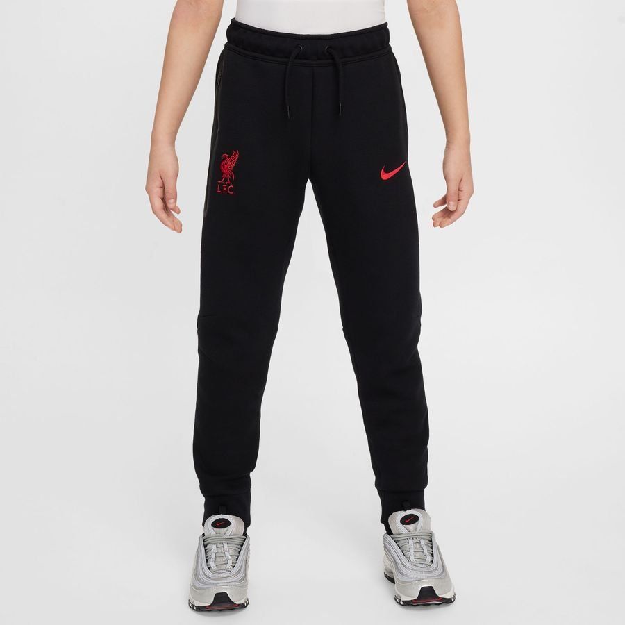 Liverpool Bas de Survêtement NSW Tech Fleece - Noir/Rouge Enfant