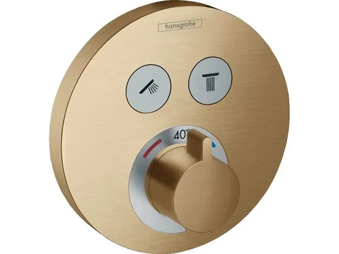Termostat indb. Select S børstet bronze