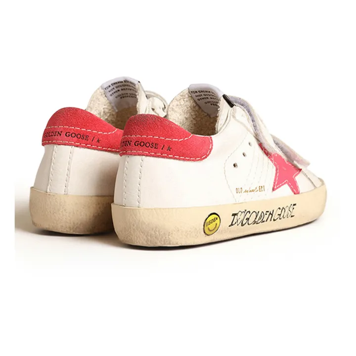 Golden Goose Baskets Scratchs Old School Signature | Rose