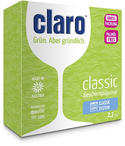 claro Classic Geschirrspülpulver