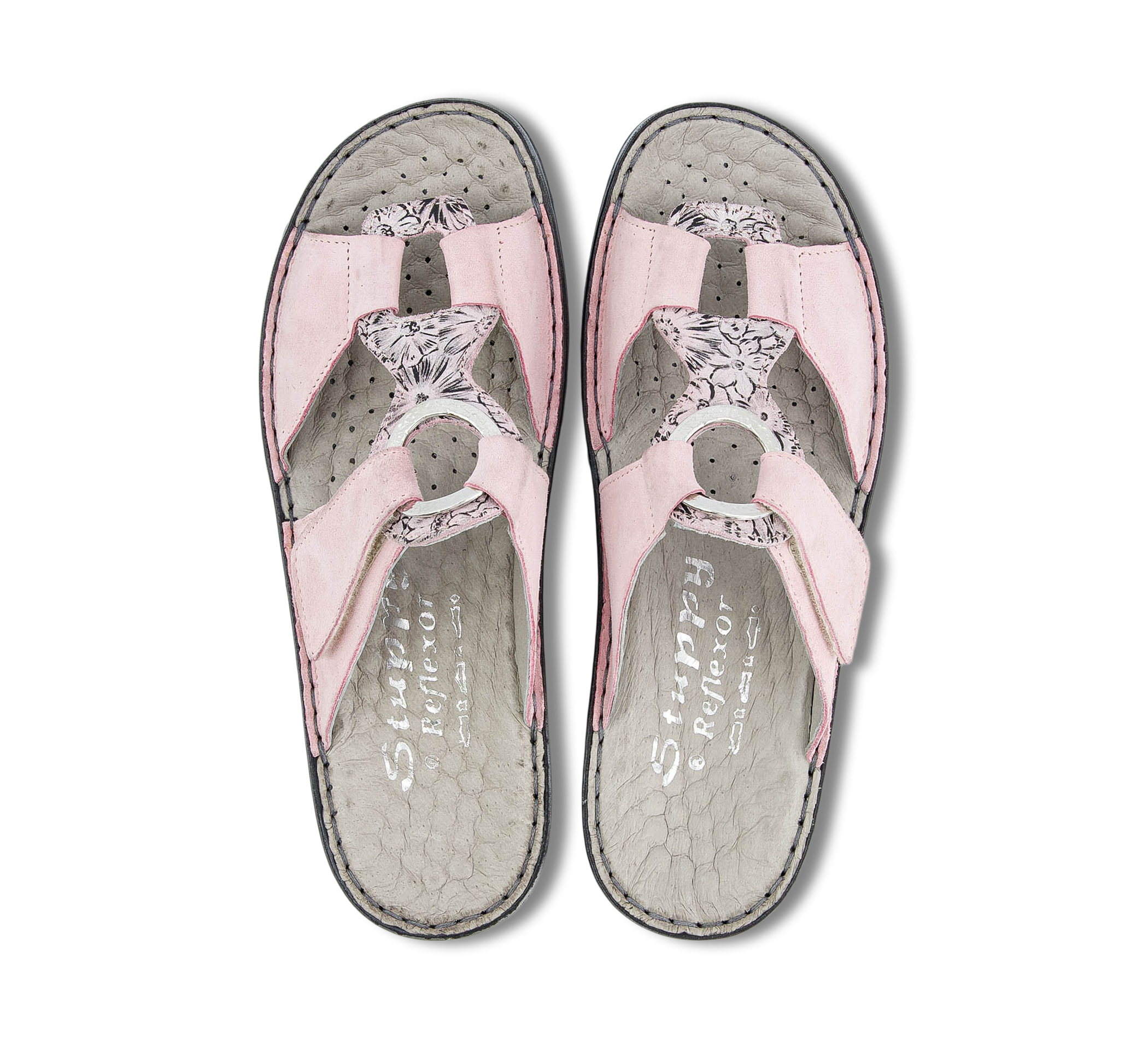 Stuppy Offene Hausschuhe rosa