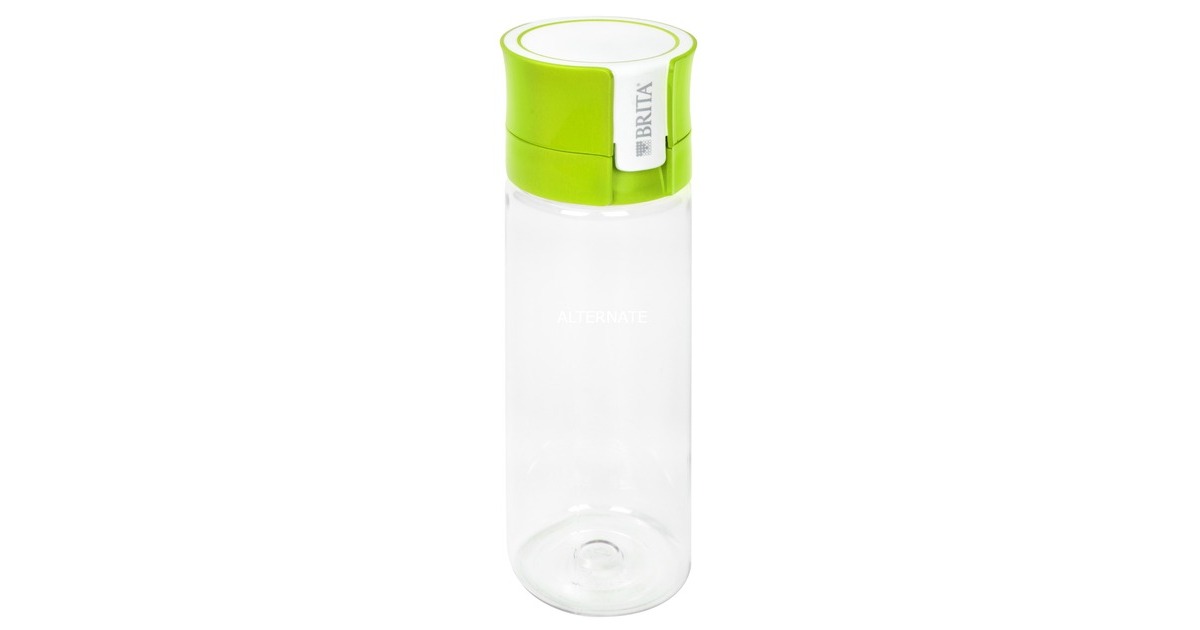 Britafill&go Vital 0,6 Liter drinkfles  (Transparant/limoen)