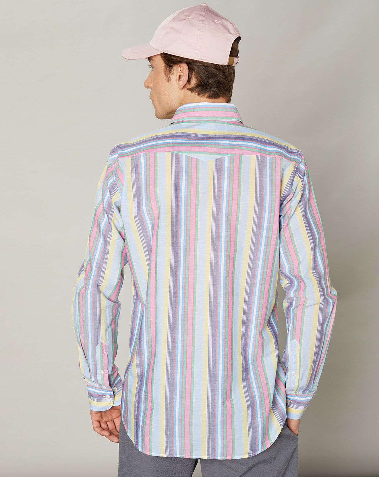 Hartford Chemise slim Storm multicolore