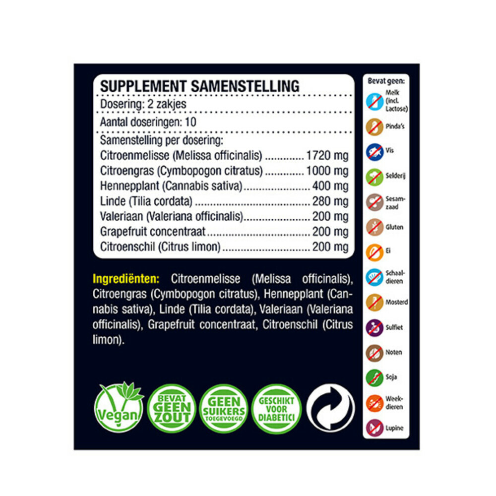 2x Lucovitaal Thee Hennep CBD20 stuks