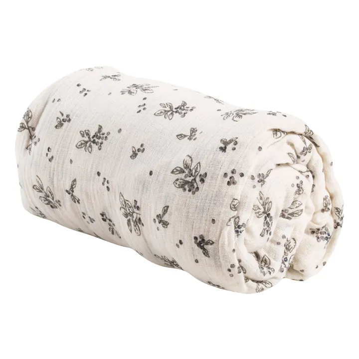 Bonjour Little Drap-housse Sloeberry | Crème