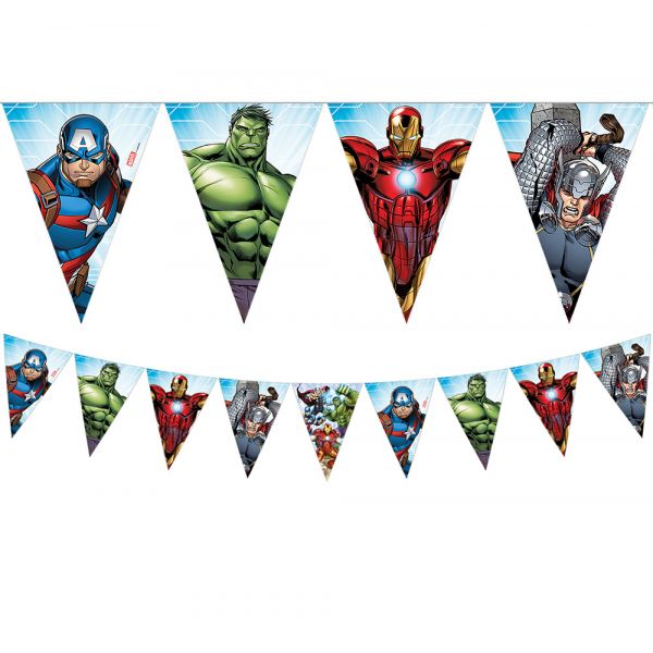 Procos Grinalda Bandeirolas Avengers - 3432605