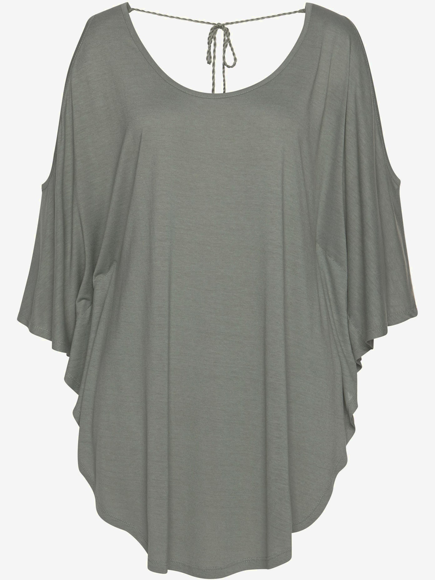 T-shirt de plage large encolure ronde