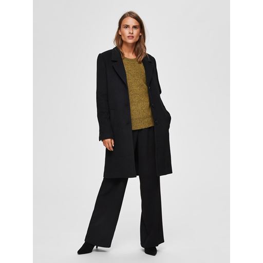 Selected Femme Sasja Frakke, Sort, 34