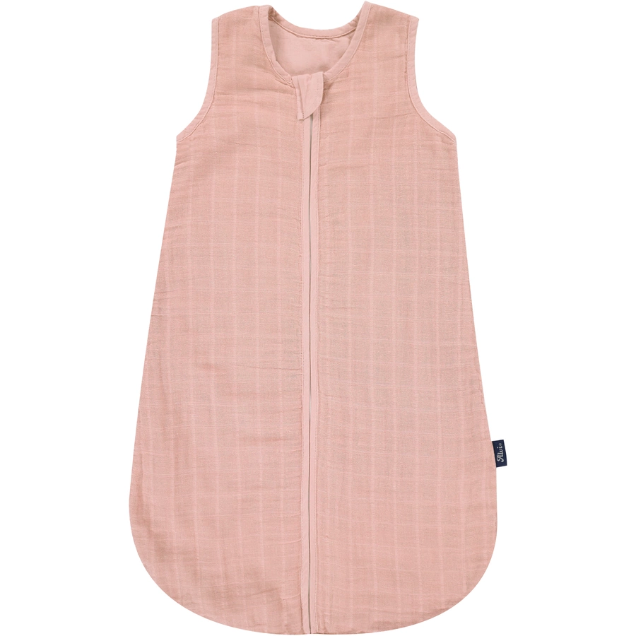 Alvi® Mullschlafsack uni pink
