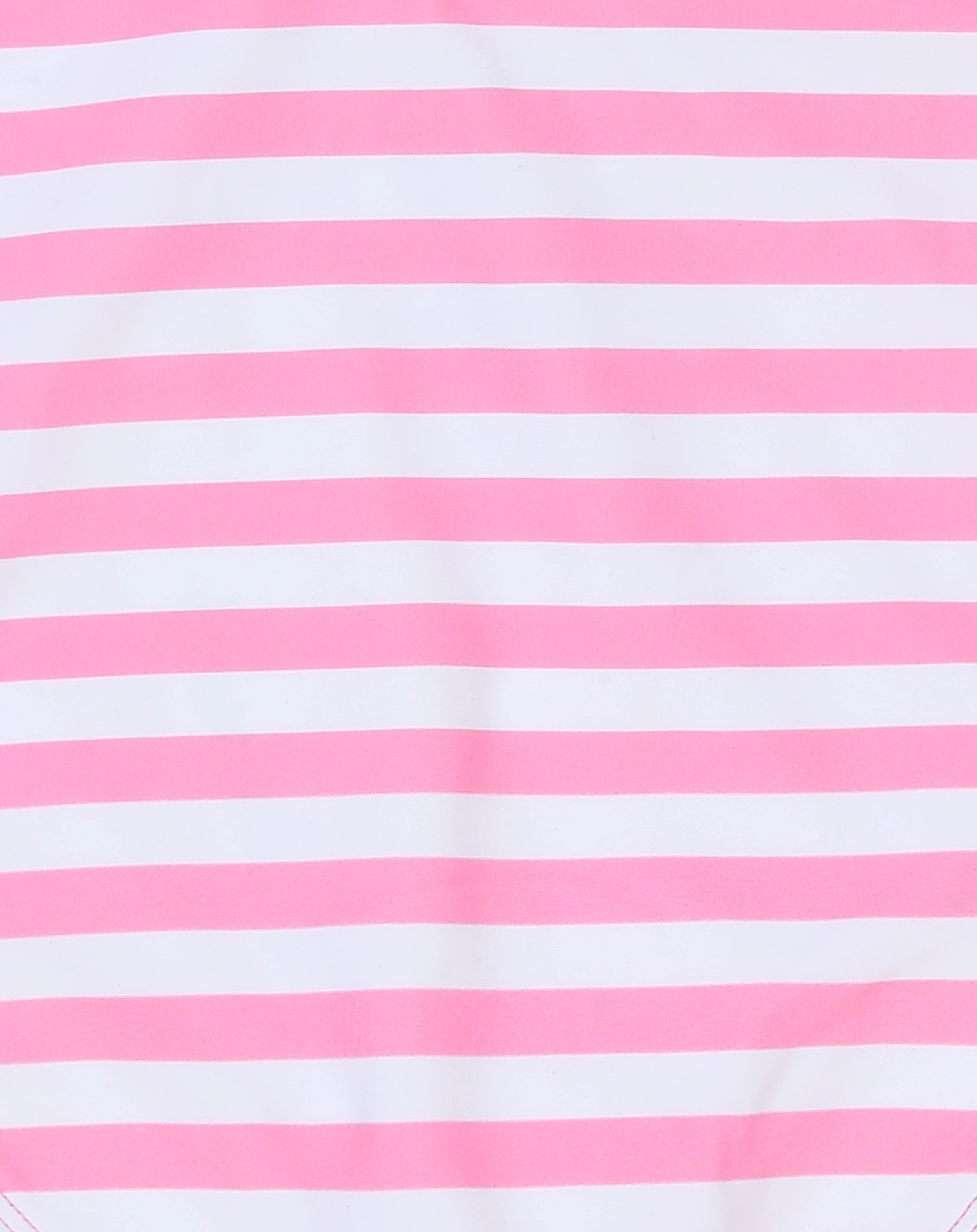 Badeanzug FLAMINGO gestreift in pink/weiß