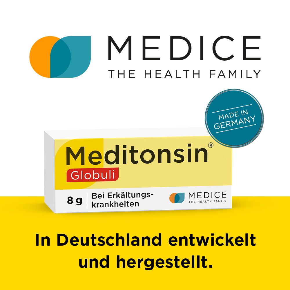 Meditonsin® Globuli bei ersten Anzeichen einer Erkältung