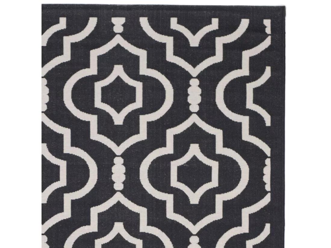 Tapis Black & Beige 122 X 170 cm - Mykonos
