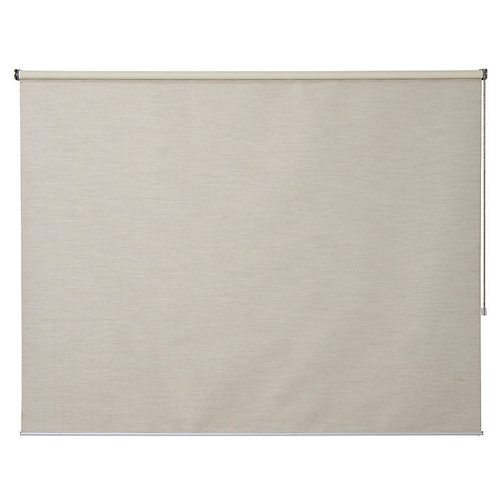 Store enrouleur occultant Colours Ilas polyester crème 180 x 180 cm