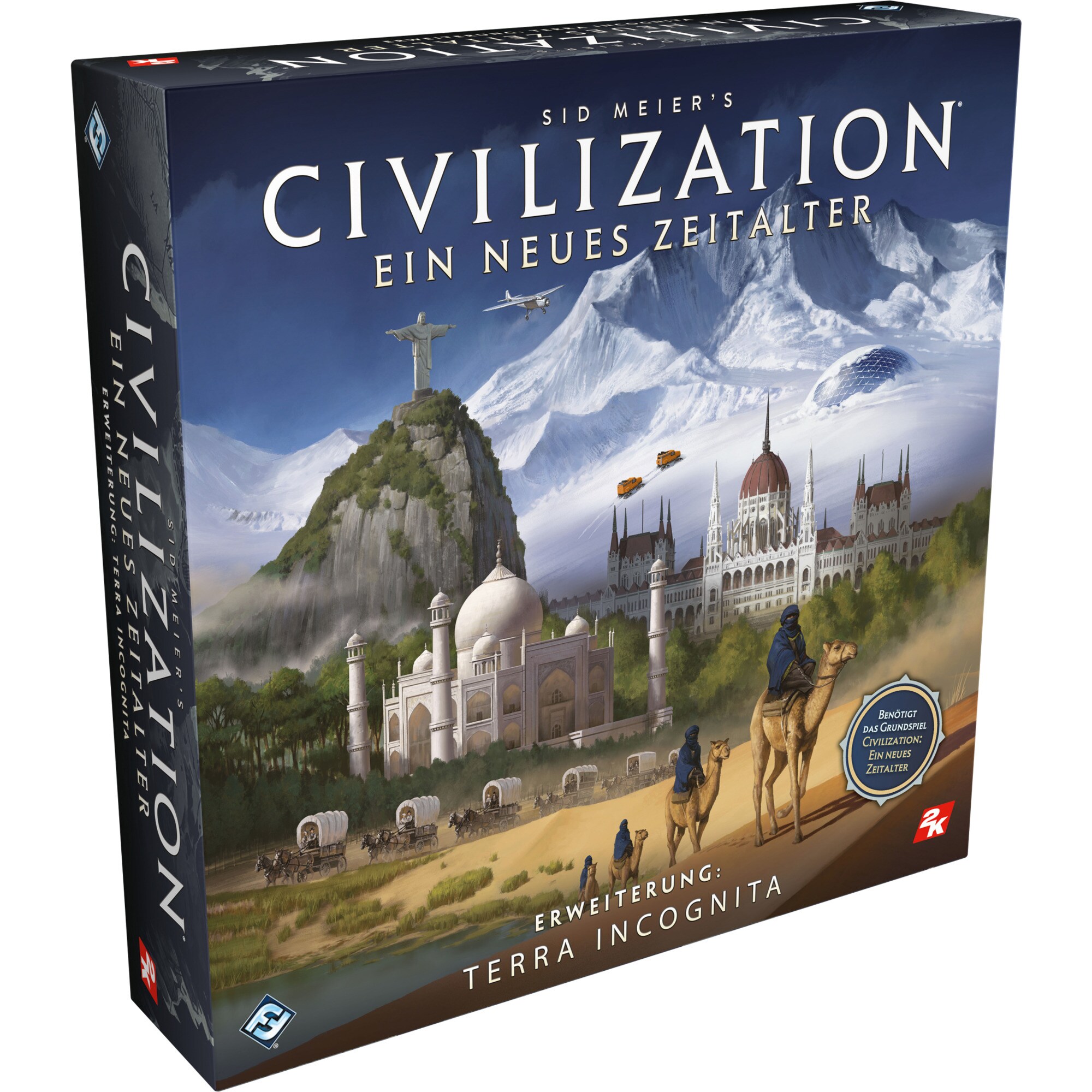 Asmodee Brettspiel Civilization: Ein neues Zeitalter - Terra Incognita