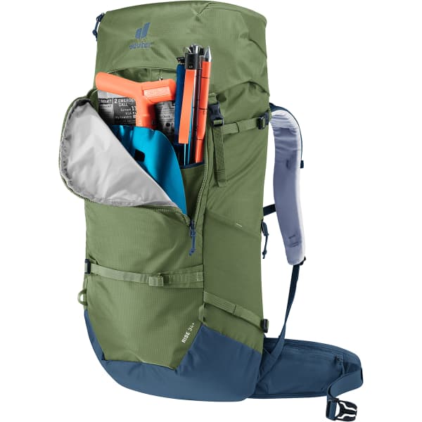 Sac à dos ski DEUTER RISE 34+ KHAKI/INK