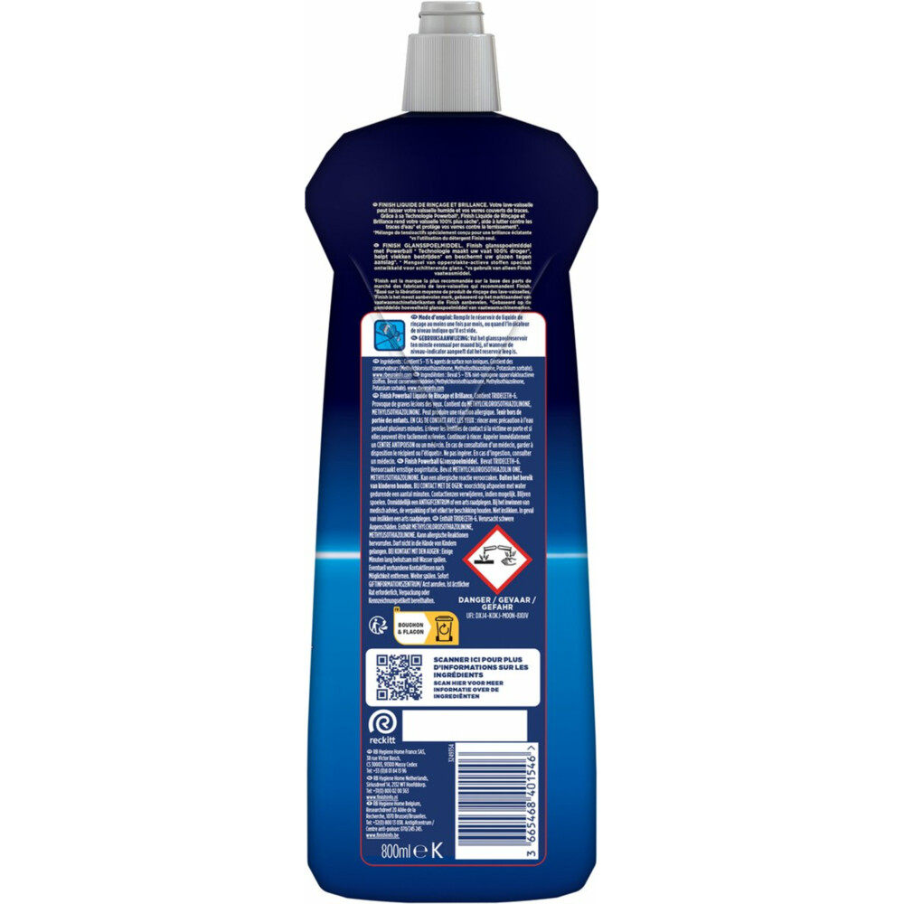 Finish Glansspoelmiddel Regular Dry Jet800 ml