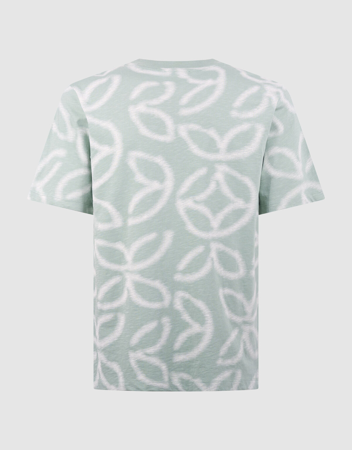 Blurred Logo T-shirt Lichtgroen