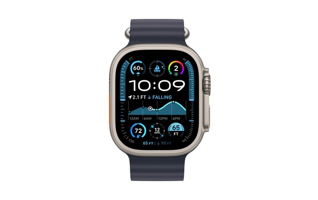 Apple Smartwatch »Ultra 2 Natural Titanium Alpine Loop Tan Large« ( ) Watch OS