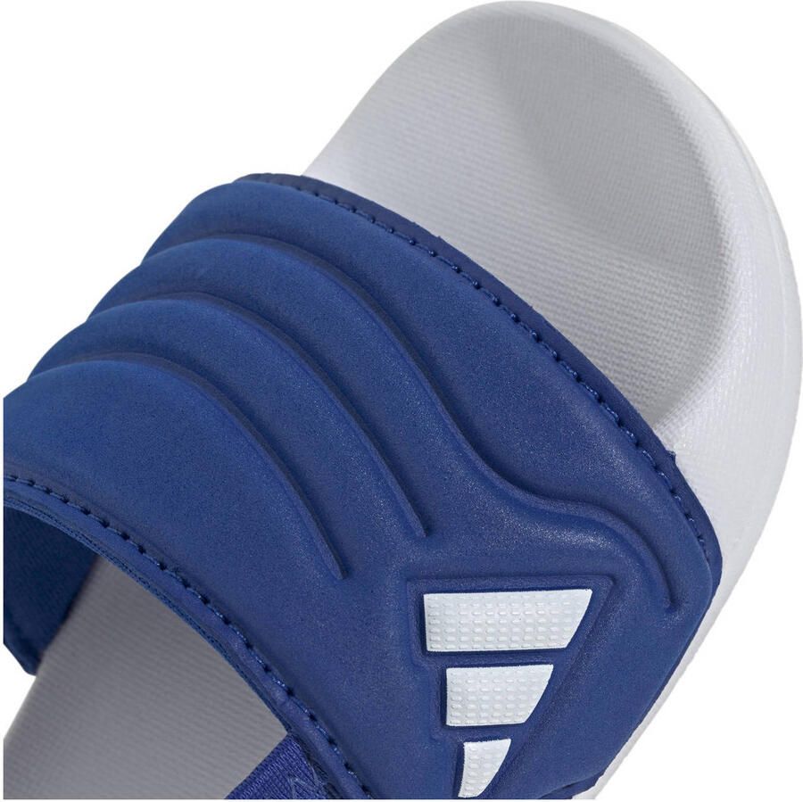 Adidas Sportswear Adilette Estrap 2.0 badslippers met hielbandje kobaltblauw wit