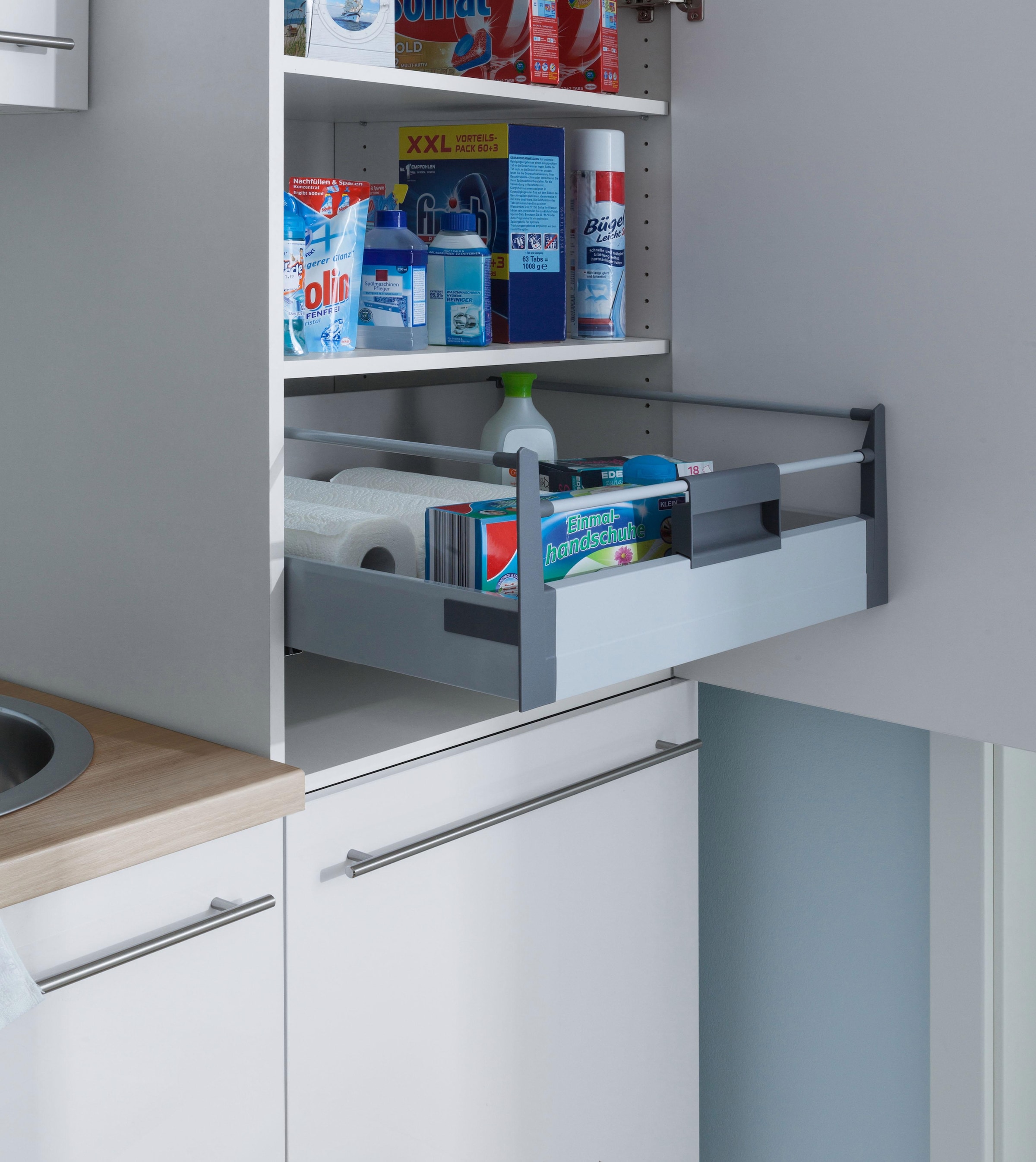 OPTIFIT Spülenschrank »Bern« 50 cm breit, mit 1 Tür, mit höhenverstellbaren Füssen, mit Metallgriff