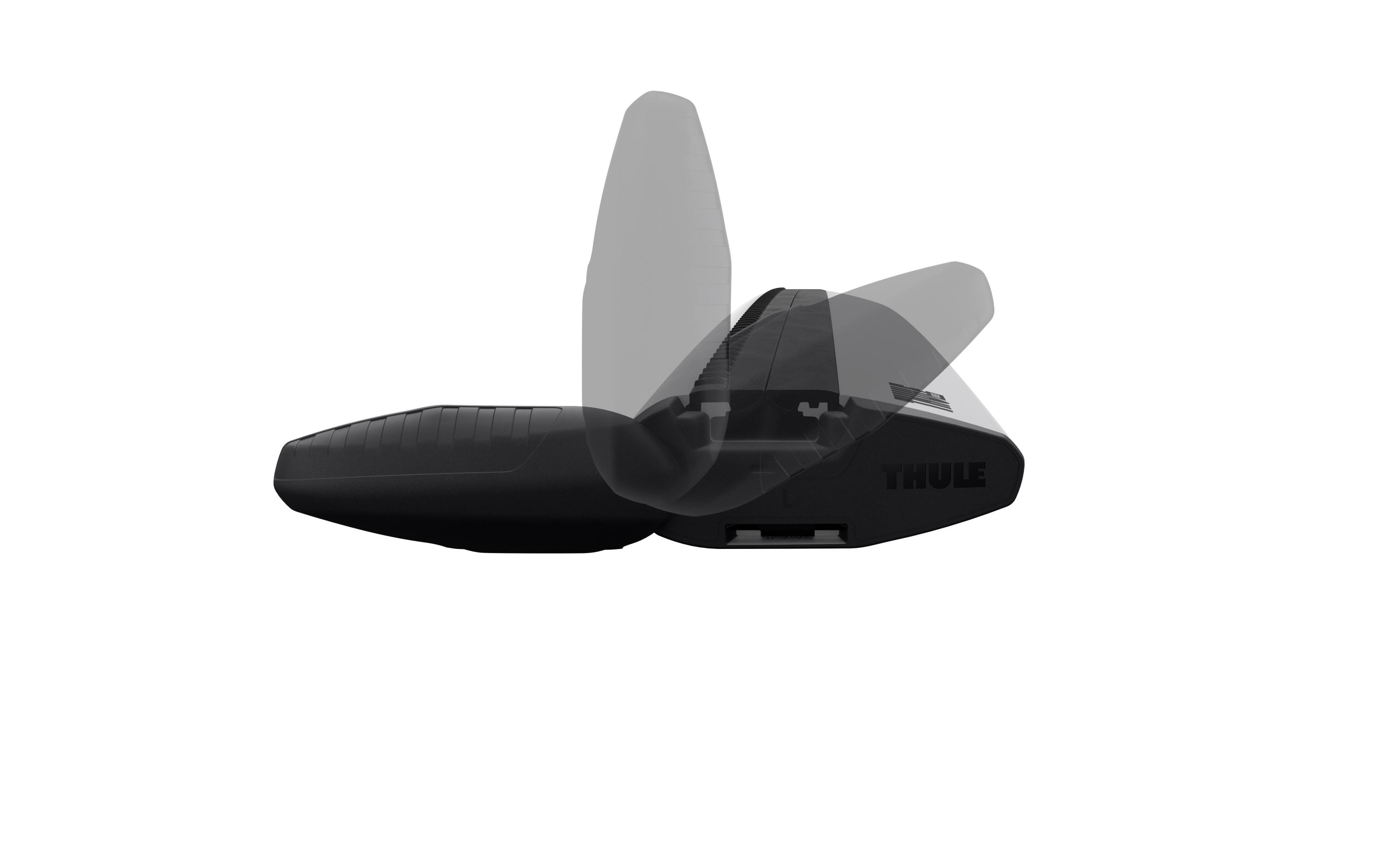 Lastenträger WingBar Evo 127 cm, Silber, 2 Stk.<br>Aerodynamische Laststrebe