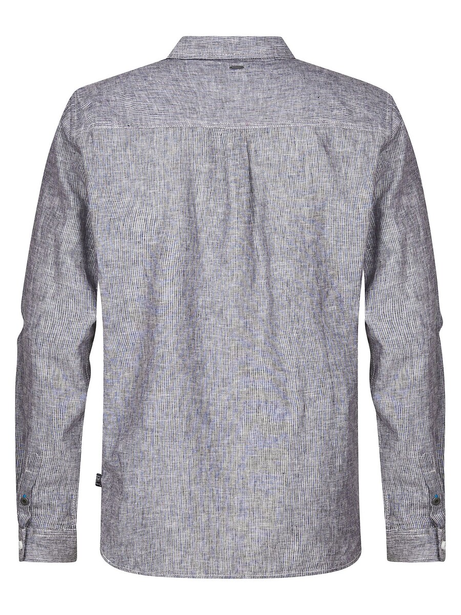 INDÚSTRIAS PETROLÍFERAS<br>Camisa de algodão e linho com corte reto