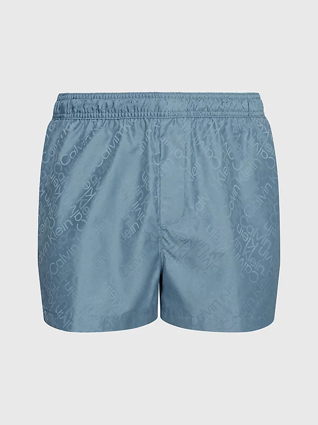 Calções de banho pretos com cordão da CK