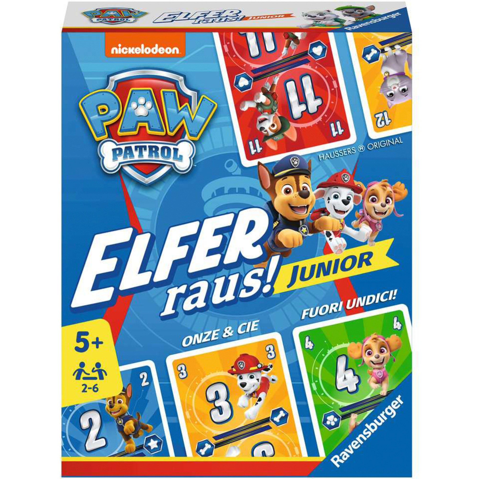 Ravensburger Kartenspiel PAW Patrol Elfer raus! Junior