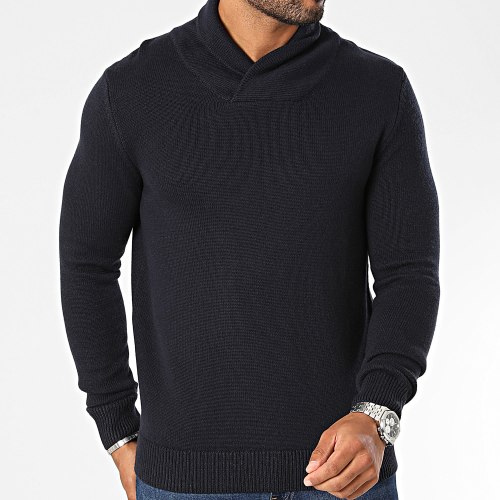 Pull Col Amplified Njord Shawl Bleu Marine