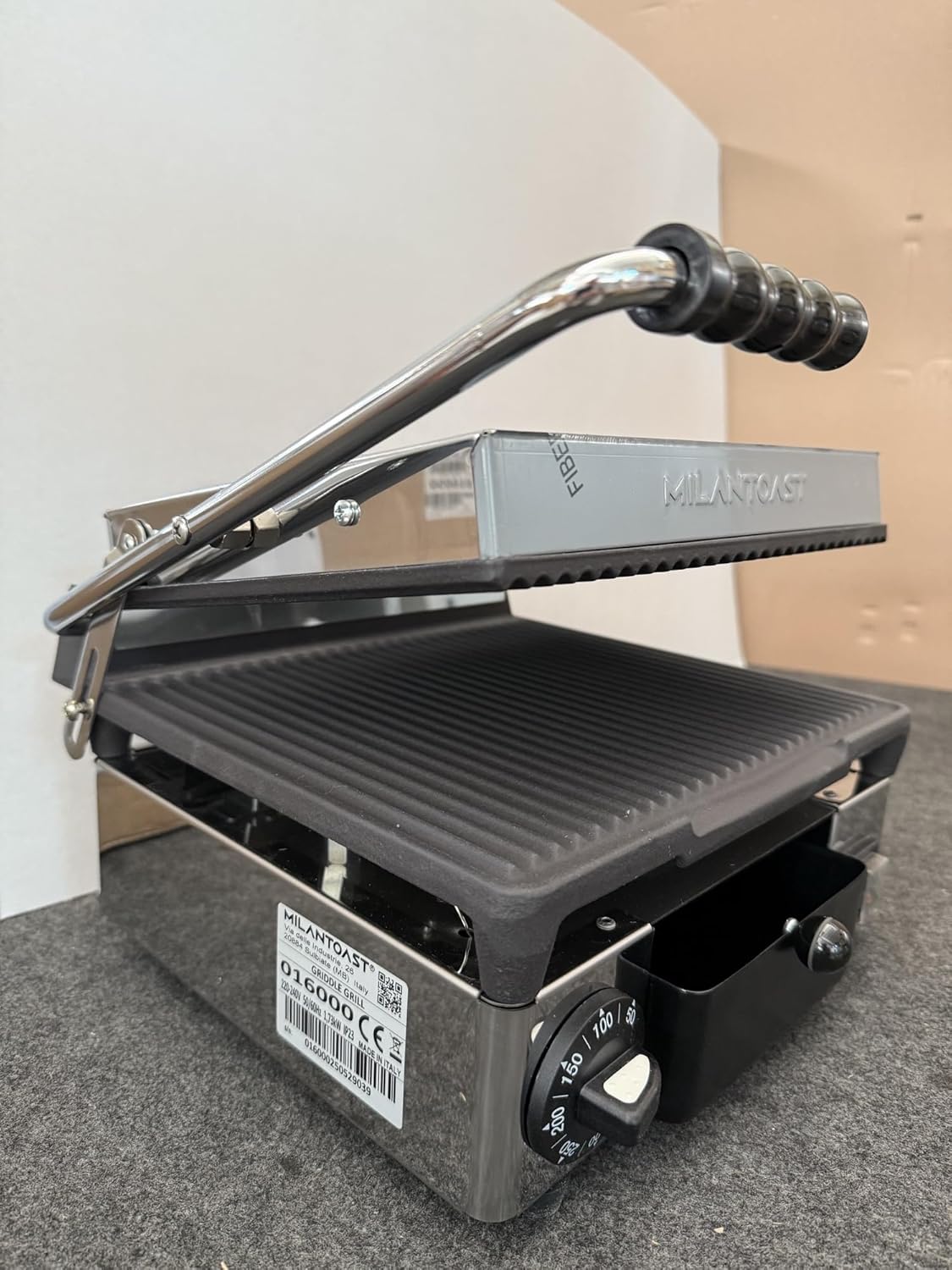 Milantoast 491056 Kontaktgrill, 310 x 380 x 170 mm, Medium, gerillt